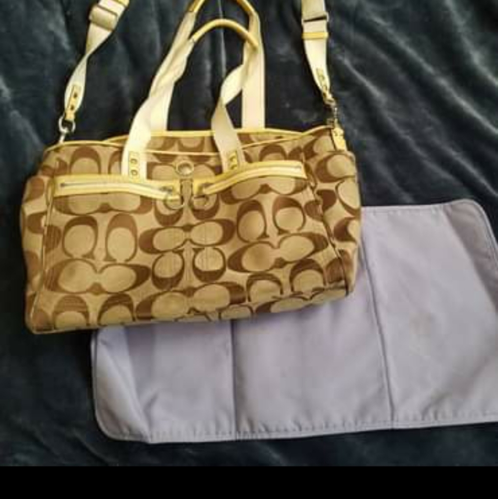 Official Coach Diaper Bag/ Computer Bag